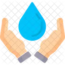 Wasser sparen  Symbol