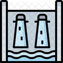 Wasserkraft  Symbol