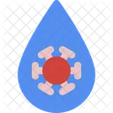 Wasserbakterien  Symbol