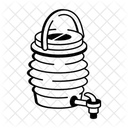 Wasserbehalter Flussigkeitszufuhr Wasserkuhler Symbol