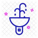 Wasserfontäne  Symbol