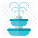 Wasserfontäne  Symbol