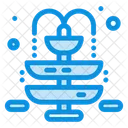 Wasserfontäne  Symbol