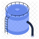 Wassertank Wasserspeicher Wasserreservoir Symbol