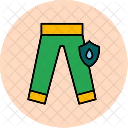 Wasserdichte Hose  Symbol