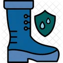 Wasserdichte Schuhe  Symbol