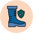 Wasserdichte Schuhe  Symbol