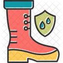 Wasserdichte Schuhe  Symbol