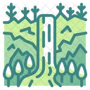 Wasserfall  Symbol