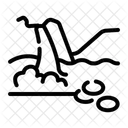 Wasserfall  Symbol
