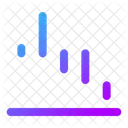 Wasserfall hinunter-  Symbol