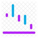 Wasserfall Nach Unten Nach Unten Diagramm Symbol