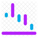 Wasserfall Nach Unten Nach Unten Diagramm Symbol