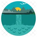 Wasserfälle  Symbol