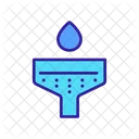 Wasserfiltertrichter  Symbol