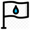 Wasserflagge  Symbol