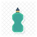 Wasserflasche Wasser Proteine Symbol