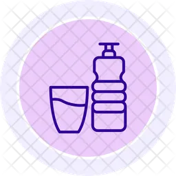 Wasserflasche  Symbol