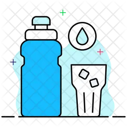 Wasserflasche  Symbol