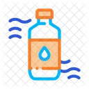 Medizin Flasche Biohacking Symbol