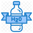 Wasserflasche H 2 O Flasche Icon