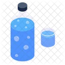 Sportflasche Wasserflasche Wasserglas Symbol