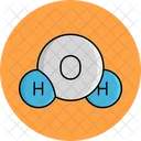 Wasserformel Chemie Wasserstoff Icon