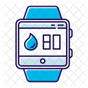 Wasser Gleichgewicht Tracker Symbol