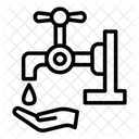 Wasserknappheit Symbol