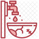 Wassermangel  Symbol