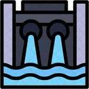 Wasserkraft  Symbol