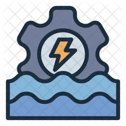 Wasserkraft  Symbol