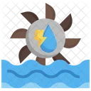 Wasserkraft  Symbol