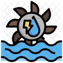 Wasserkraft  Symbol