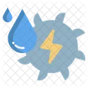 Wasserkraft  Symbol