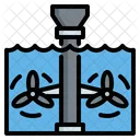 Wasserkraft  Symbol