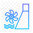 Wasserkraft  Symbol