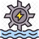 Wasserkraft  Symbol