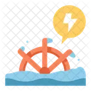 Wasserkraft  Symbol