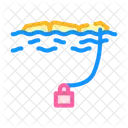 Wasserkraftgenerator  Symbol