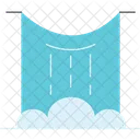 Wasserkraftwerk  Symbol