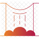 Wasserkraftwerk  Symbol