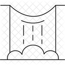 Wasserkraftwerk  Symbol