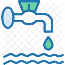 Wasserleck Wasserverschwendung Wassertropfen Icon