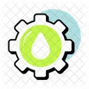 Wassermanagement Wasserversorgungsunternehmen Management Symbol
