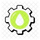 Wassermanagement Wasserversorgungsunternehmen Management Symbol