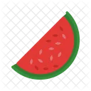 Wassermelone Scheibe Obst Symbol