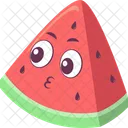 Wassermelone Obst Suss Symbol