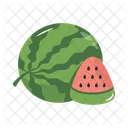 Tropisch Wassermelone Sommer Symbol