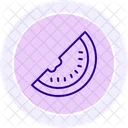 Wassermelonen Farbkreis Symbol Symbol